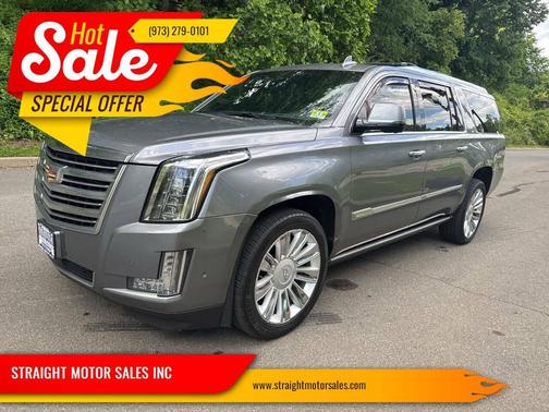 Gray 2018 Cadillac Escalade ESV Platinum