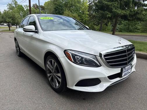 White 2017 Mercedes-Benz C-Class C 300 4MATIC