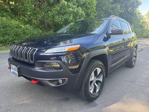 Blue 2014 Jeep Cherokee Trailhawk