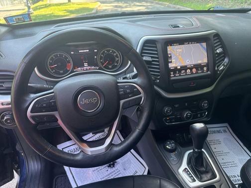 Blue 2014 Jeep Cherokee Trailhawk