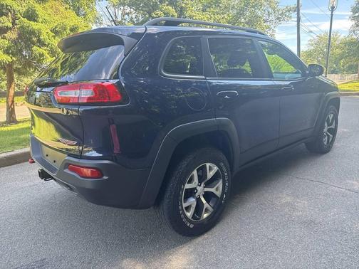 Blue 2014 Jeep Cherokee Trailhawk