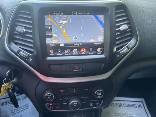 Blue 2014 Jeep Cherokee Trailhawk