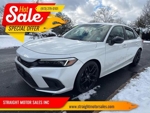 White 2023 Honda Civic Sport