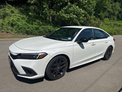 White 2023 Honda Civic Sport