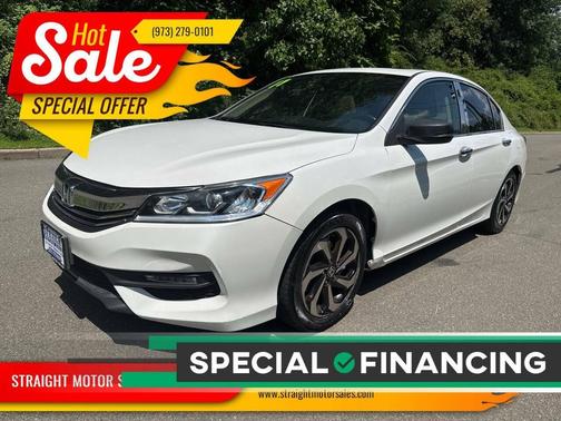 White 2017 Honda Accord EX-L