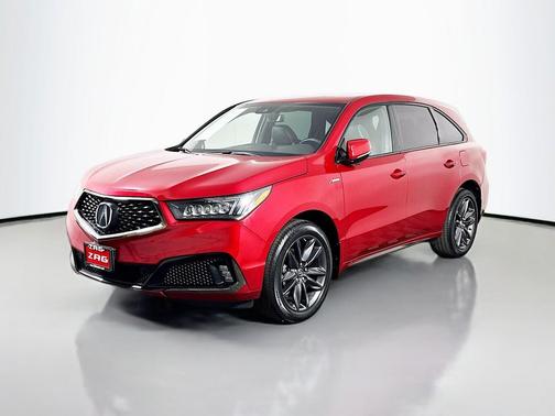 Performance Red Pearl 2019 Acura MDX 3.5L Technology & A-Spec Pkgs