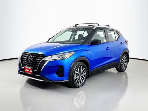 Blue 2021 Nissan Kicks SV