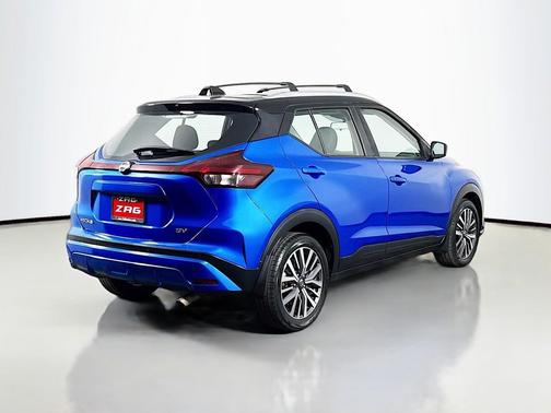 Blue 2021 Nissan Kicks SV
