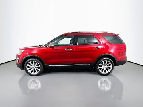 Red 2017 Ford Explorer Limited