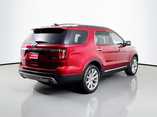 Red 2017 Ford Explorer Limited