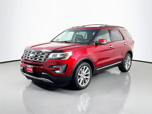 Red 2017 Ford Explorer Limited