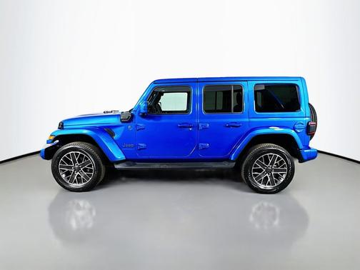 Hydro Blue Pearlcoat 2023 Jeep Wrangler 4xe Sahara High Altitude