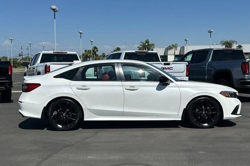 Platinum White Pearl 2022 Honda Civic Sport