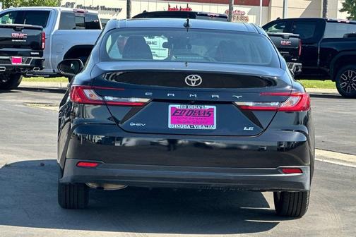 Midnight Black Metallic 2025 Toyota Camry LE