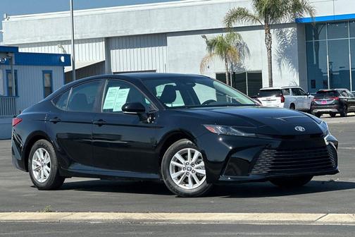 Midnight Black Metallic 2025 Toyota Camry LE