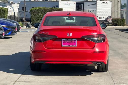 Rallye Red 2025 Honda Civic Sport