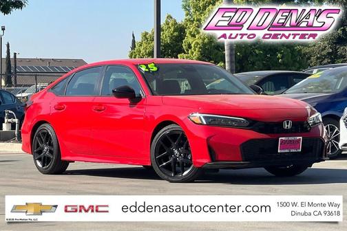 Rallye Red 2025 Honda Civic Sport