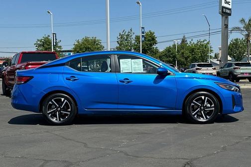 Electric Blue Metallic 2025 Nissan Sentra SV