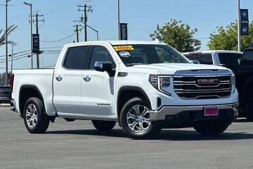 Summit White 2024 GMC Sierra 1500 SLT