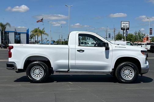 Summit White 2025 Chevrolet Silverado 1500 WT