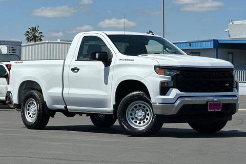 Summit White 2025 Chevrolet Silverado 1500 WT