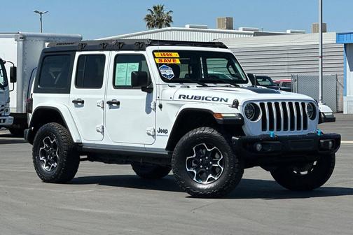 Bright White Clearcoat 2023 Jeep Wrangler 4xe Rubicon