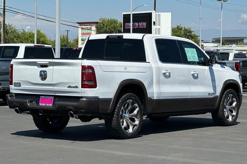 Ivory White Tri-Coat Pearlcoat 2023 RAM 1500 Longhorn