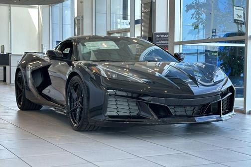 Black 2025 Chevrolet Corvette E-Ray RWD Coupe 1LZ