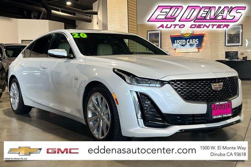 Crystal White Tricoat 2020 Cadillac CT5 Luxury RWD