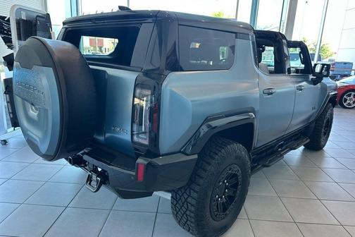 Neptune Blue Matte 2024 GMC HUMMER EV SUV 3X