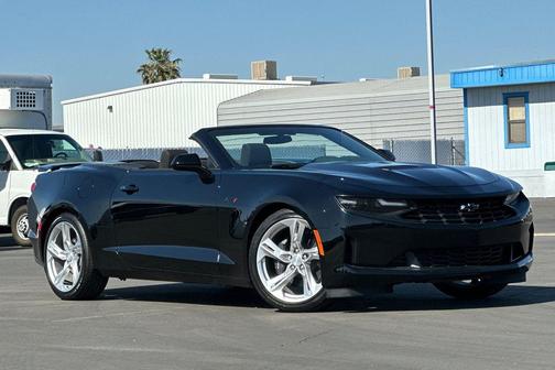 Black 2023 Chevrolet Camaro RWD Convertible LT1