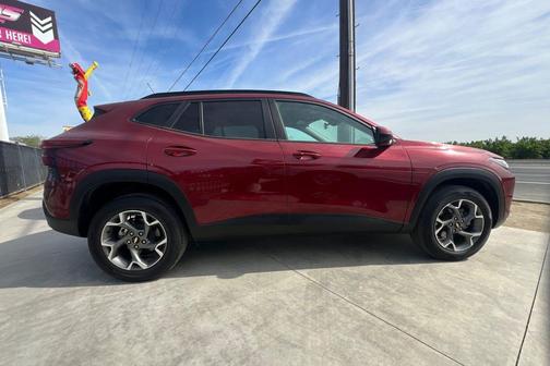 Crimson Metallic 2025 Chevrolet Trax LT