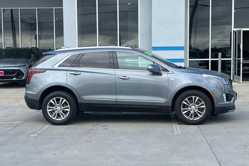 Satin Steel Metallic 2022 Cadillac XT5 Premium Luxury
