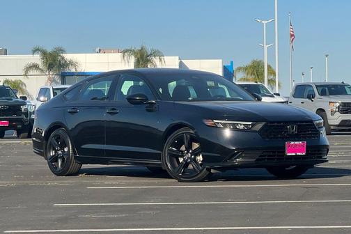Crystal Black Pearl 2023 Honda Accord Hybrid Sport-L