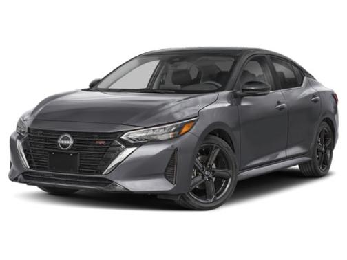 Atlantic Gray Metallic/Super Black 2025 Nissan Sentra SR