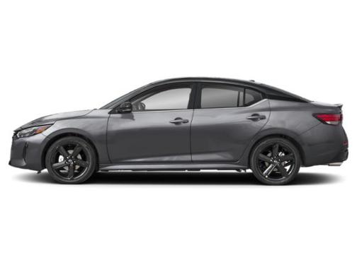 Atlantic Gray Metallic/Super Black 2025 Nissan Sentra SR