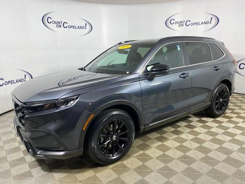 Gray 2025 Honda CR-V Hybrid Sport AWD