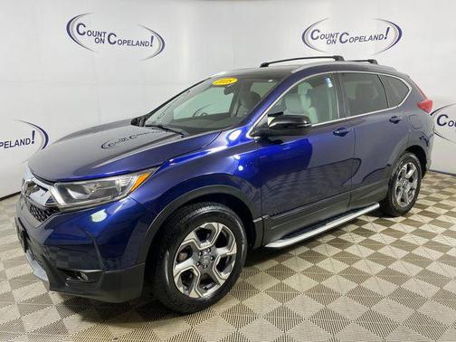 Obsidian Blue Pearl 2018 Honda CR-V EX
