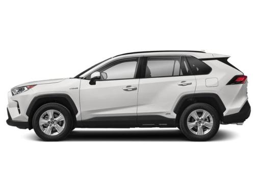 Super White 2021 Toyota RAV4 Hybrid XLE