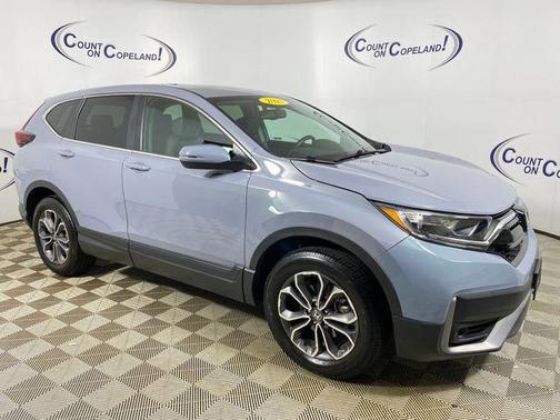 Light Blue 2021 Honda CR-V AWD EX-L