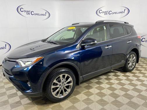 Galactic Aqua Mica 2018 Toyota RAV4 Hybrid Limited