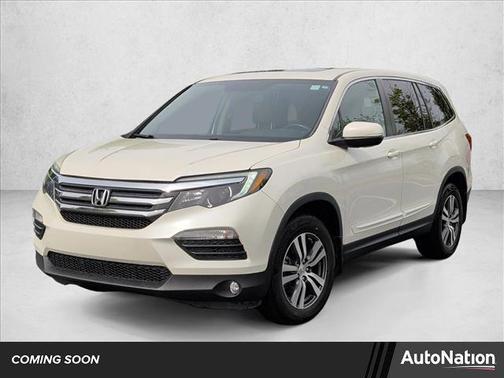White Diamond Pearl 2017 Honda Pilot EX-L