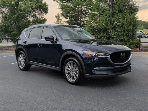 Deep Crystal Blue Mica 2021 Mazda CX-5 Grand Touring