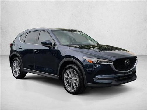 Deep Crystal Blue Mica 2021 Mazda CX-5 Grand Touring