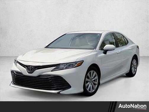Super White 2020 Toyota Camry LE