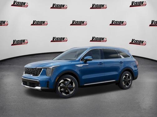 Mineral Blue 2026 Kia Sorento Hybrid EX