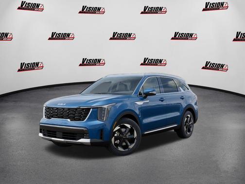 Mineral Blue 2026 Kia Sorento Hybrid EX