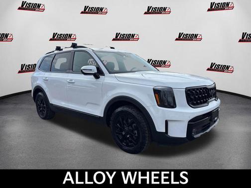 Glacial White Pearl 2025 Kia Telluride SX Prestige X-Pro