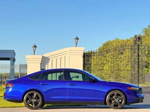 Blue 2023 Honda Accord Hybrid Sport-L