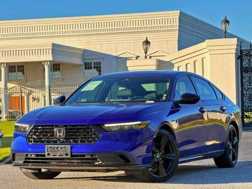 Blue 2023 Honda Accord Hybrid Sport-L
